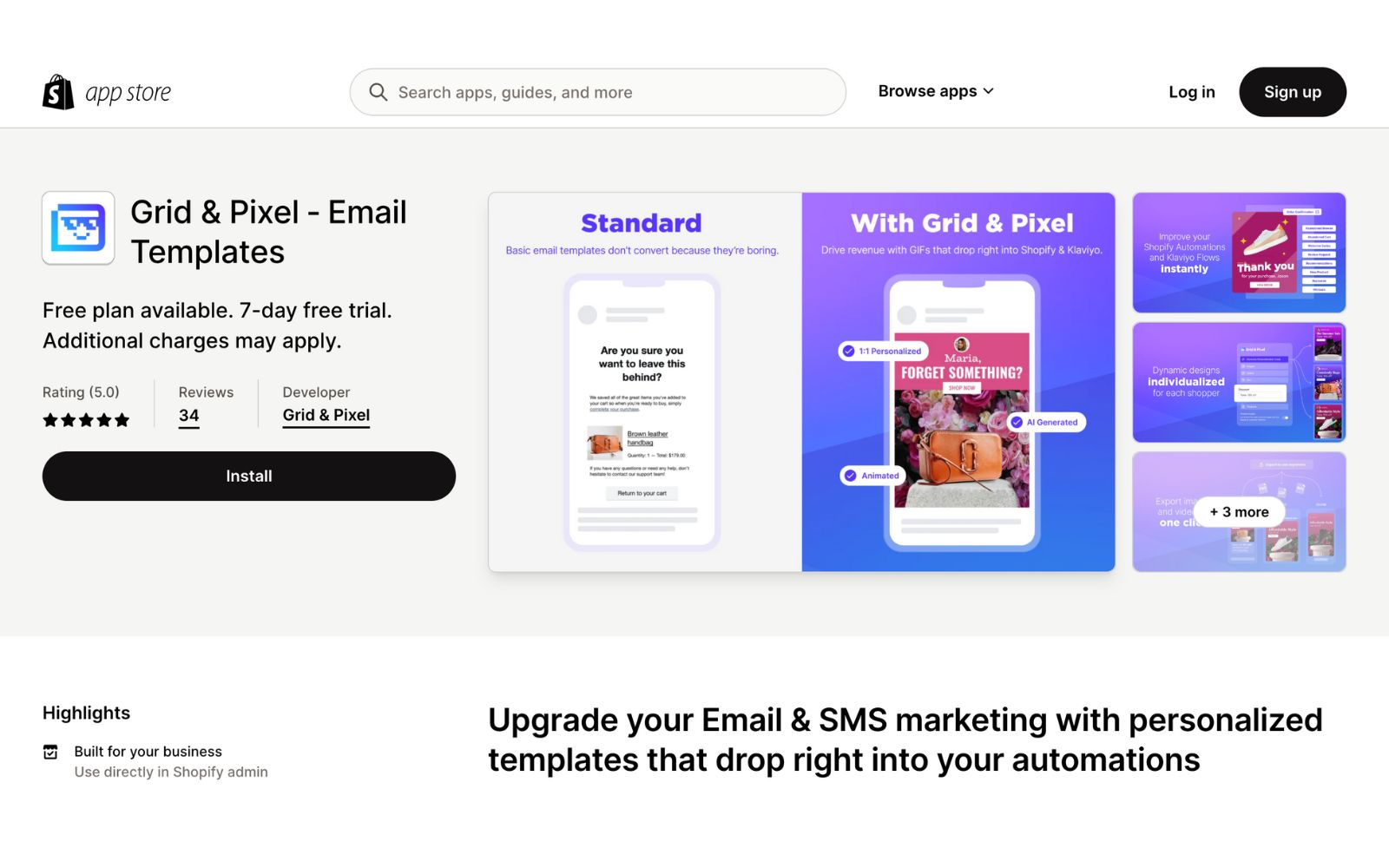 Grid & Pixel ‑ Email Templates